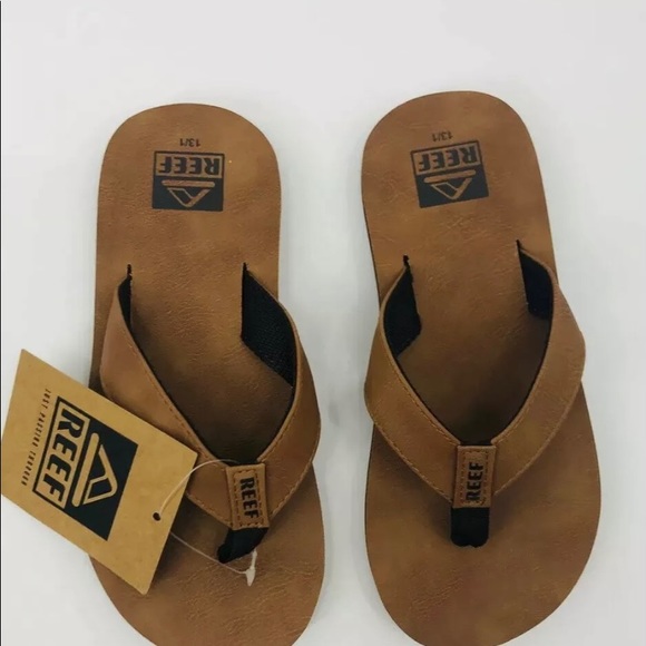 Reef kids sandals 13/1 leather - Picture 3 of 5